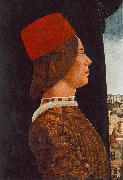 Ercole de Roberti Portrait of Giovanni II Bentivoglio oil painting on canvas